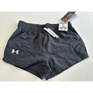 Under Armour Girls XL Black Heat Gear Athletic Shorts NEW NWT